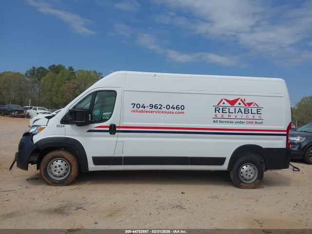 Продажа на аукционе авто 2023 Ram Promaster 2500 High Roof 159 Wb, vin: 3C6LRVDG2PE590024, номер лота: 44752897