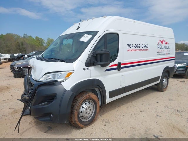Продажа на аукционе авто 2023 Ram Promaster 2500 High Roof 159 Wb, vin: 3C6LRVDG2PE590024, номер лота: 44752897