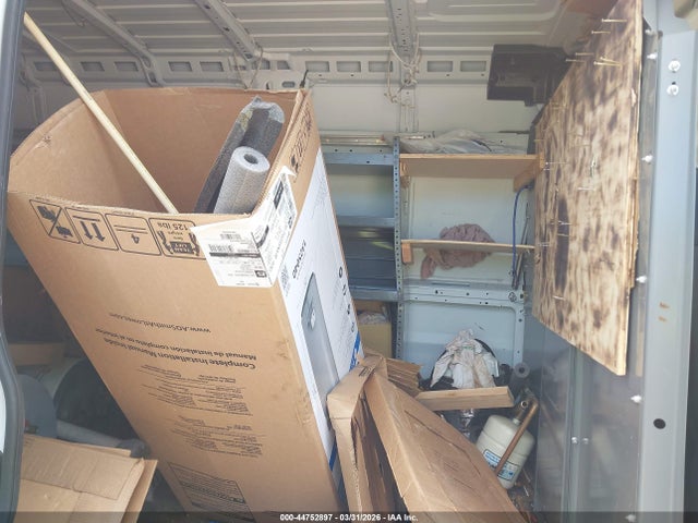 Продажа на аукционе авто 2023 Ram Promaster 2500 High Roof 159 Wb, vin: 3C6LRVDG2PE590024, номер лота: 44752897
