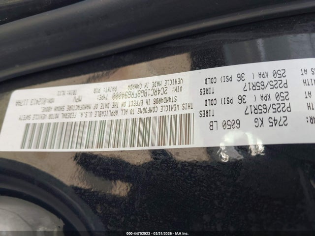 Aukcja sprzedaży 2015 Chrysler Town & Country Touring, vin: 2C4RC1BG8FR694000, numer aukcji: 44752923