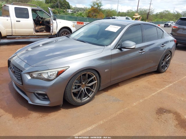 2018 Infiniti Q50 3.0t Luxe მანქანა იყიდება აუქციონზე, vin: JN1EV7AP0JM364833, აუქციონის ნომერი: 44753020