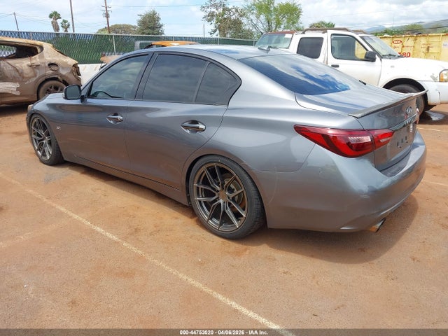 2018 Infiniti Q50 3.0t Luxe მანქანა იყიდება აუქციონზე, vin: JN1EV7AP0JM364833, აუქციონის ნომერი: 44753020