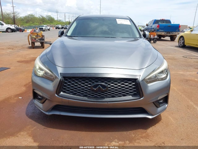 2018 Infiniti Q50 3.0t Luxe მანქანა იყიდება აუქციონზე, vin: JN1EV7AP0JM364833, აუქციონის ნომერი: 44753020