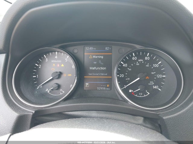 44753094 :رقم المزاد ، 5N1AT2MV3LC786596 vin ، 2020 Nissan Rogue S Intelligent Awd مزاد بيع