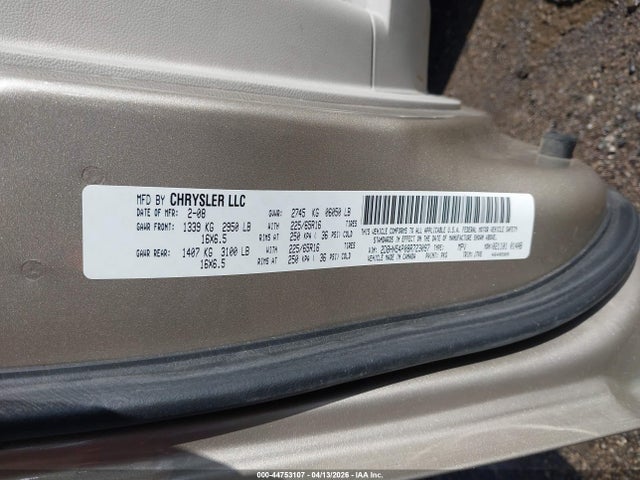 2008 DODGE GRAND CARAVAN 2D8HN54P08R723097 Photo 8
