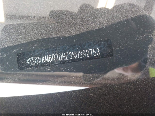 2022 HYUNDAI PALISADE KM8R7DHE3NU392753 Photo 8