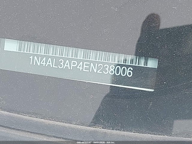 1N4AL3AP4EN238006 Nissan Altima 2.5 S