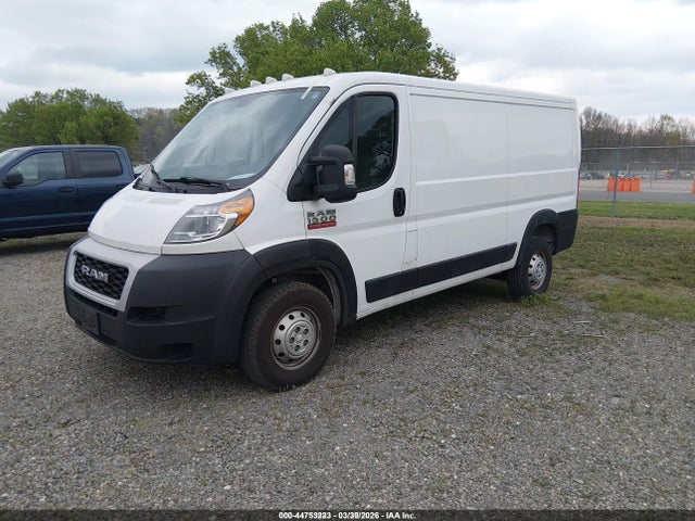 44753223 :رقم المزاد ، 3C6TRVAGXKE542767 vin ، 2019 Ram Promaster 1500 Low Roof 136 Wb مزاد بيع