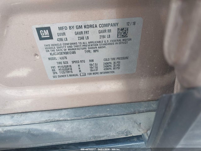 2019 BUICK ENCORE KL4CJASB7KB812489 Photo 8