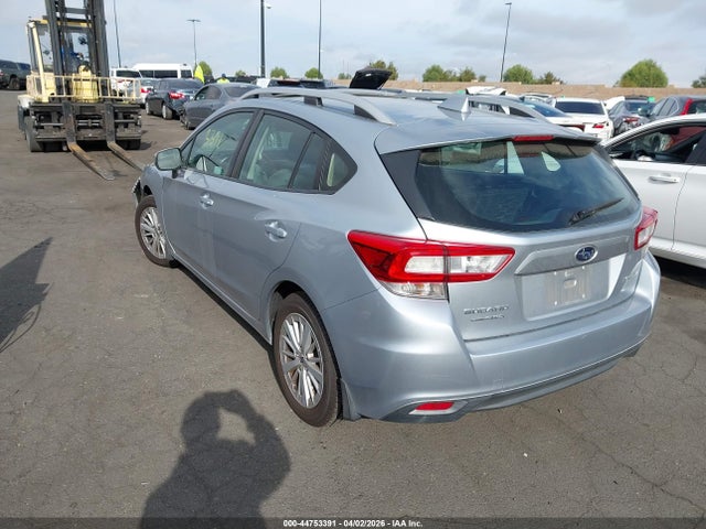 2018 Subaru Impreza 2.0i Premium მანქანა იყიდება აუქციონზე, vin: 4S3GTAD61J3749044, აუქციონის ნომერი: 44753391