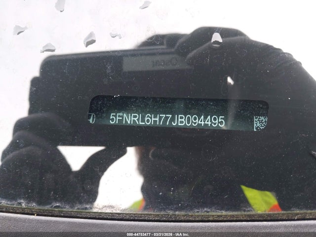 5FNRL6H77JB094495 Honda Odyssey Ex-l