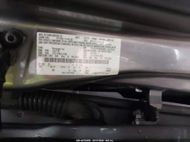 1FADP3F22EL197532 Ford FOCUS SE