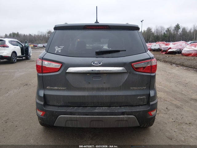 2018 Ford Ecosport Titanium მანქანა იყიდება აუქციონზე, vin: MAJ6P1WL1JC246722, აუქციონის ნომერი: 44753577