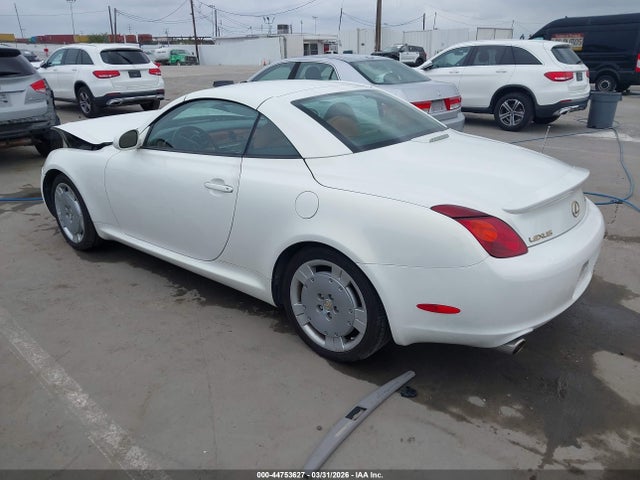 Aukcja sprzedaży 2002 Lexus Sc 430, vin: JTHFN48Y720022480, numer aukcji: 44753627