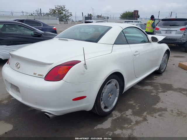Aukcja sprzedaży 2002 Lexus Sc 430, vin: JTHFN48Y720022480, numer aukcji: 44753627