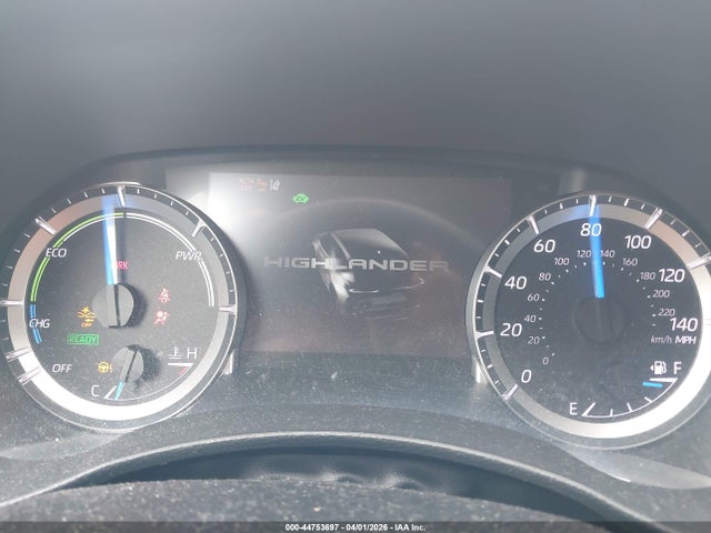 5TDKBRCHXPS571656 Toyota Highlander Hybrid Xle