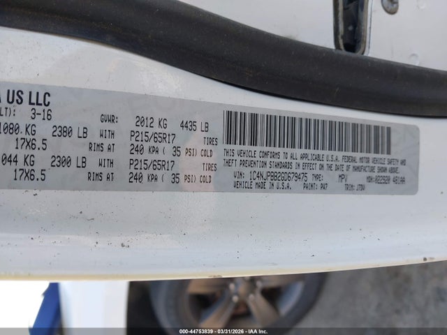 1C4NJPBB2GD679475 Jeep Patriot 75th Anniversary