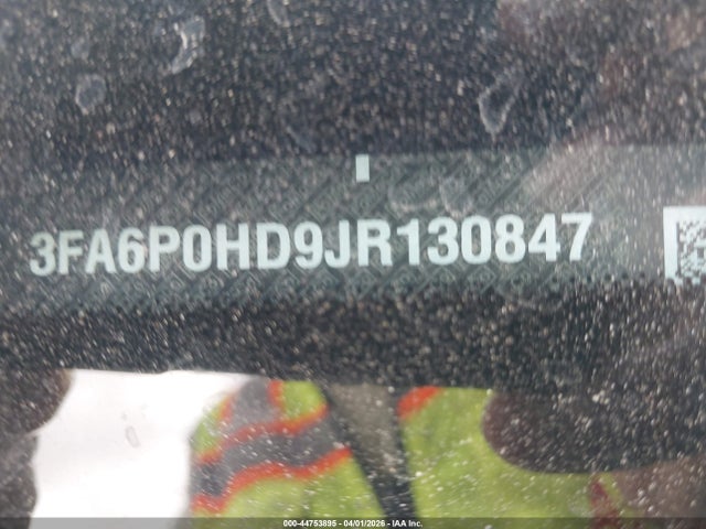 Ford FUSION SE 2018 3FA6P0HD9JR130847 Image 9