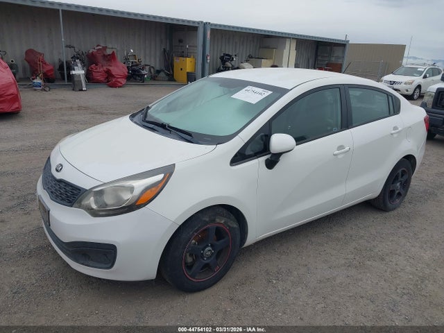 KIA RIO LX 2014 KNADM4A32E6387674 Image 2