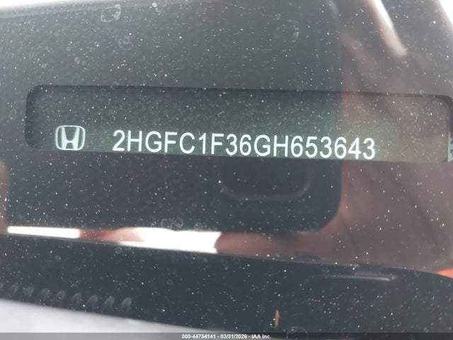 2016 HONDA CIVIC 2HGFC1F36GH653643 Photo 8