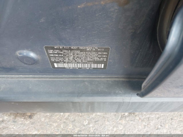 Aukcja sprzedaży 2011 Subaru Forester 2.5x Touring, vin: JF2SHBHC1BH773948, numer aukcji: 44754154