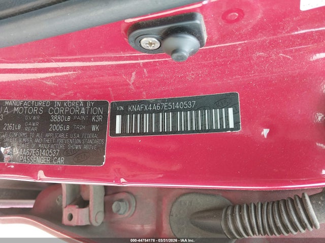 Aukcja sprzedaży 2014 Kia Forte Lx, vin: KNAFX4A67E5140537, numer aukcji: 44754178