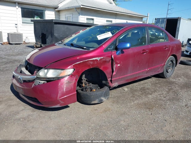 44754190 :رقم المزاد ، 1HGFA16518L036677 vin ، 2008 Honda Civic Lx مزاد بيع