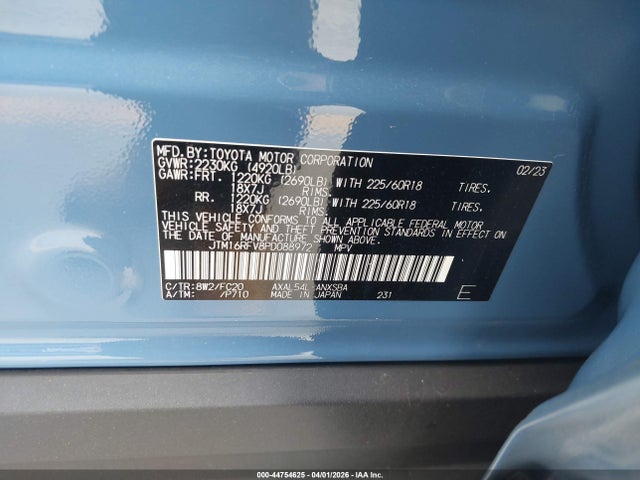 Toyota Rav4 Hybrid Se 2023 JTM16RFV8PD088972 Image 9