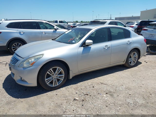 44754632 :رقم المزاد ، JN1DV6AR0CM730963 vin ، 2012 Infiniti G25x مزاد بيع