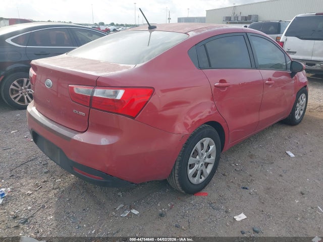 2012 Kia Rio Ex მანქანა იყიდება აუქციონზე, vin: KNADN4A32C6084775, აუქციონის ნომერი: 44754640