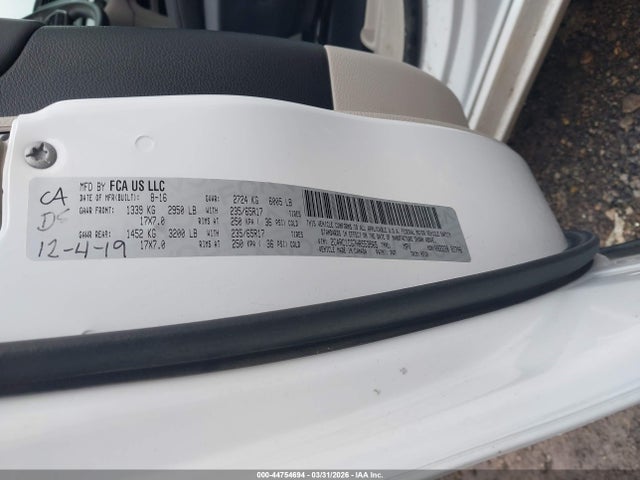 Продаж на аукціоні авто 2017 Chrysler Pacifica Lx, vin: 2C4RC1CG7HR553565, номер лоту: 44754694