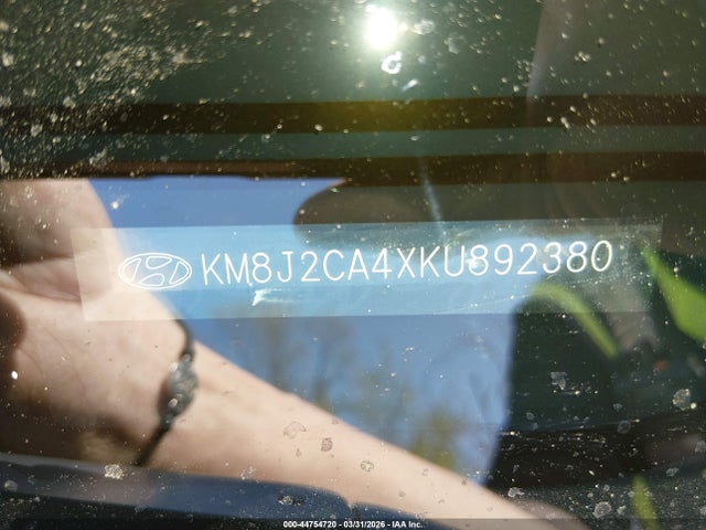 Aukcja sprzedaży 2019 Hyundai Tucson Se, vin: KM8J2CA4XKU892380, numer aukcji: 44754720