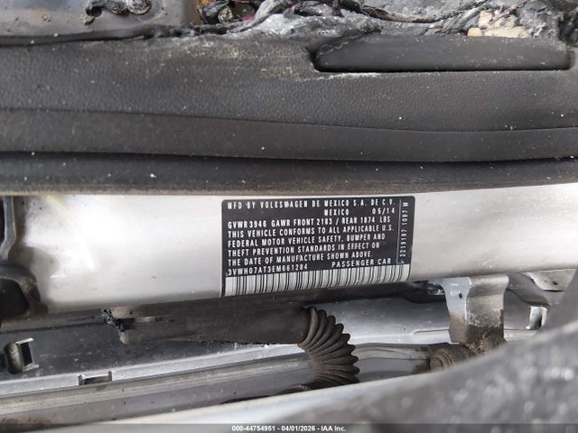 3VWH07AT3EM661284 Volkswagen Beetle 1.8t