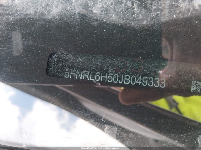 5FNRL6H50JB049333 Honda ODYSSEY EX