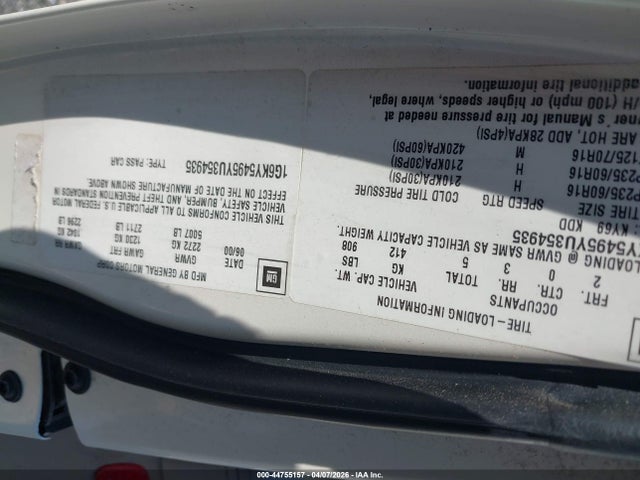 2000 CADILLAC SEVILLE 1G6KY5495YU354935 Photo 8