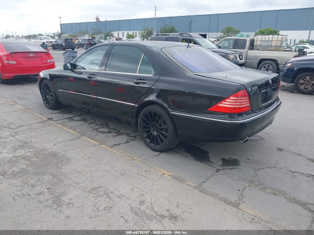Продаж на аукціоні авто 2001 Mercedes-benz S 600, vin: WDBNG78J11A208437, номер лоту: 44755197