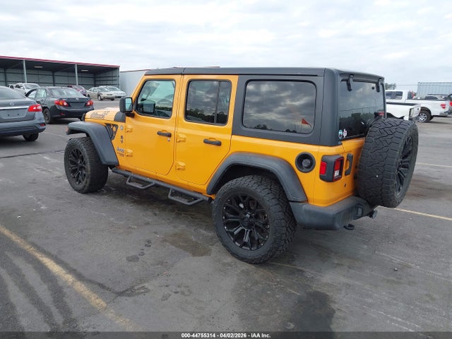 44755314 :رقم المزاد ، 1C4HJXDG4JW150188 vin ، 2018 Jeep Wrangler Unlimited Sport S 4x4 مزاد بيع