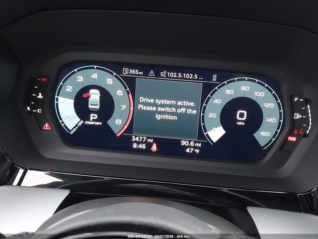Продаж на аукціоні авто 2025 Audi A3 Premium 40 Tfsi Quattro S Tronic, vin: WAUGUDGY6SA044312, номер лоту: 44755329