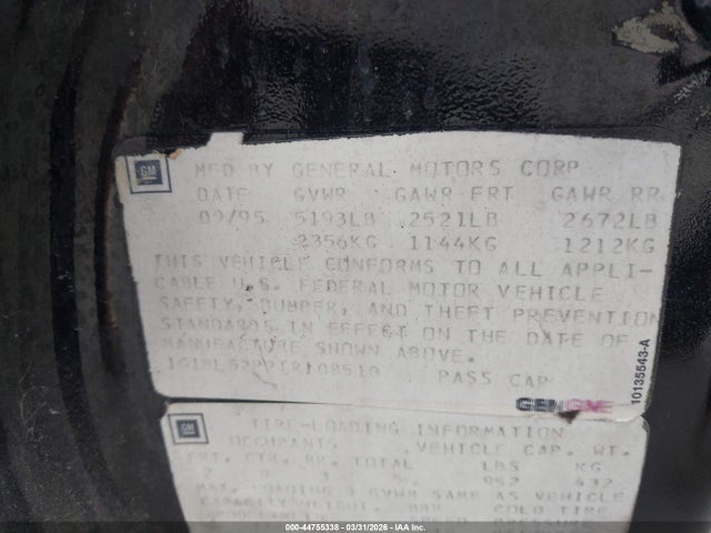 1996 CHEVROLET CAPRICE / IMPALA 1G1BL52P2TR108510 Photo 8