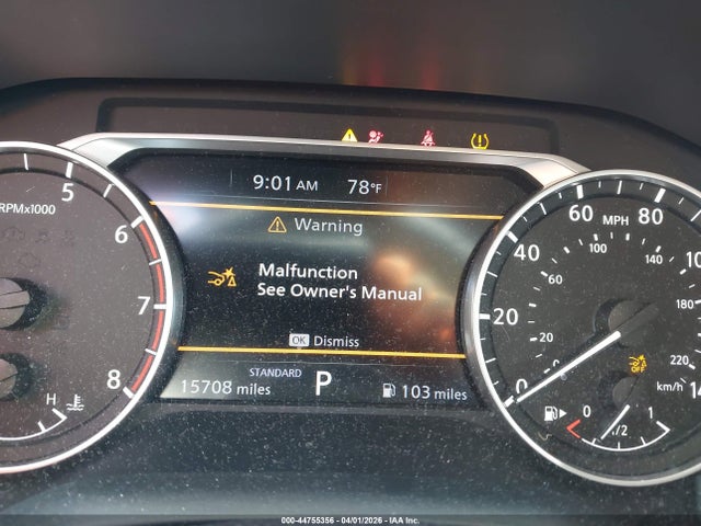 44755356 :رقم المزاد ، JN8BT3BA4RW003554 vin ، 2024 Nissan Rogue Sv Fwd مزاد بيع