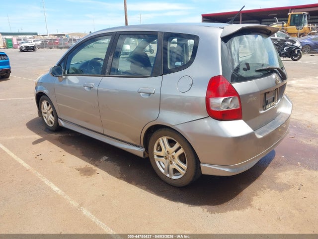 44755427 :رقم المزاد ، JHMGD38667S042506 vin ، 2007 Honda Fit Sport مزاد بيع