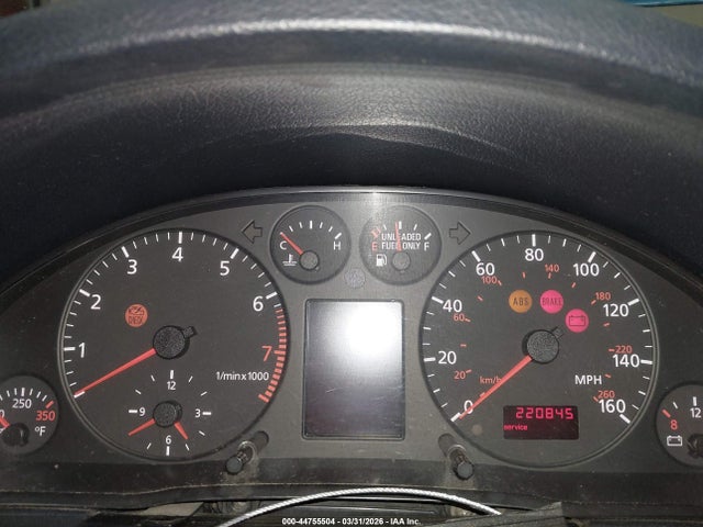 1999 Audi A4 2.8 მანქანა იყიდება აუქციონზე, vin: WAUED28D4XA296736, აუქციონის ნომერი: 44755504
