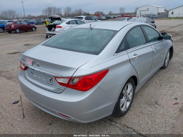 2013 Hyundai Sonata Limited მანქანა იყიდება აუქციონზე, vin: 5NPEC4AC4DH604737, აუქციონის ნომერი: 44755533