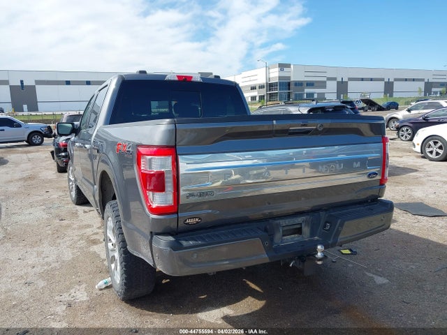 Aukcja sprzedaży 2022 Ford F-150 Platinum, vin: 1FTFW1E56NFB15385, numer aukcji: 44755594