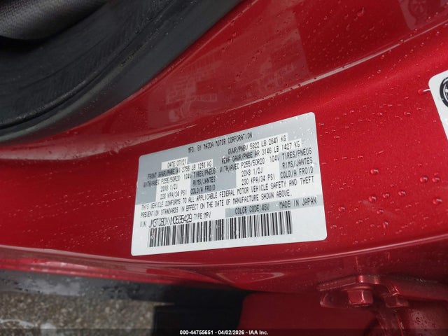 2021 Mazda Cx-9 Grand Touring მანქანა იყიდება აუქციონზე, vin: JM3TCBDYXM0535429, აუქციონის ნომერი: 44755651
