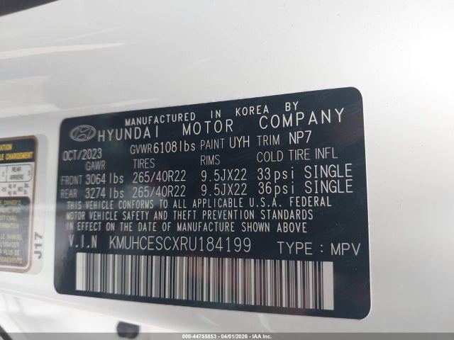 Genesis Gv80 3.5t Awd 2024 KMUHCESCXRU184199 Image 9