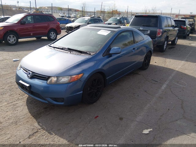 44755860 :رقم المزاد ، 2HGFG11886H521487 vin ، 2006 Honda Civic Ex مزاد بيع