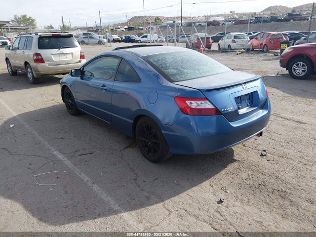 44755860 :رقم المزاد ، 2HGFG11886H521487 vin ، 2006 Honda Civic Ex مزاد بيع