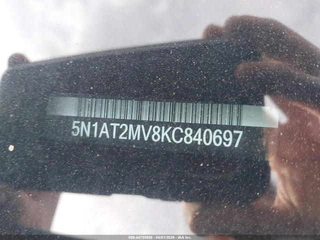 Aukcja sprzedaży 2019 Nissan Rogue S, vin: 5N1AT2MV8KC840697, numer aukcji: 44755908