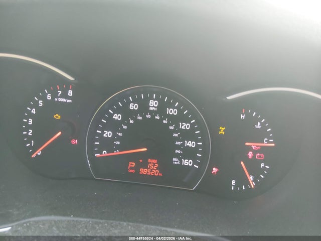 44755924 :رقم المزاد ، 5XYKTCA60FG552993 vin ، 2015 Kia Sorento Lx مزاد بيع
